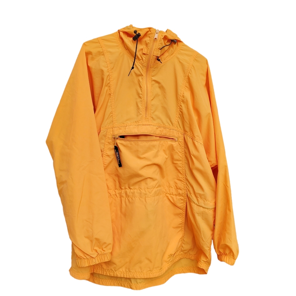 L.L. Bean Vintage 90's Orange Anorak Pouch Jacket (M)